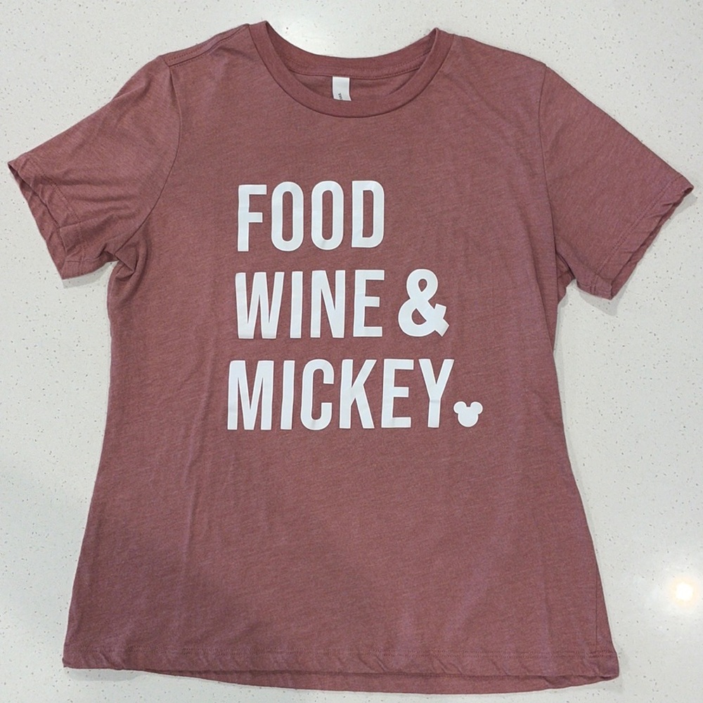 Food Wine & Mickey t-shirt